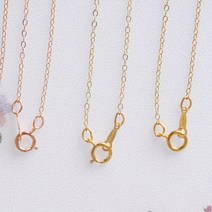 14k GF 체인 목걸이 줄 옐로우골드 로즈골드