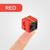 초소형 블랙박스 cctv 적외선 미니 음성 대화 감시 홈 애견 카메라 mini ip camera sq11 960p small cam sensor night camcorder, 빨간색