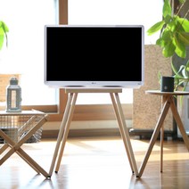 팔토 룸앤티비 거치대 원목 m5 m7 27인치 32인치 tv 우드 세로 스탠드 삼성 엘지, 네츄럴