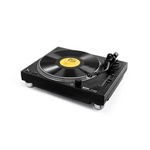 Gemini Sound 제미니 사운드 TT-4000 프로페셔널 다이렉트 드라이브 DJ 턴테이블 높은 토크 3단 비닐 레코드 플레이어 전환 가능한 포노 프리앰프 가변 피치 제어 다이