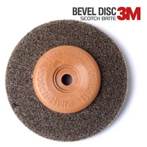 3M BEVEL 4인치 #180 표면처리 마무리작업 연마디스크, 1개