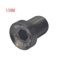 Mi. Xim 알루미늄 합금 M12/15 스플라인 축 나사 ES25 크랭크 세트 12/15mm, [10] M15 Gray