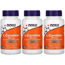 나우푸드 L카르니틴 엘 카르티닌 250mg 60식물성 캡슐 3개, 60개