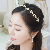 살롱드메리 웨딩 헤어밴드 돌잔치 파티 신부 머리띠