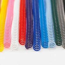 노트 제본링 스프링 3대1 PET 코일링 8mm 2kg 투명