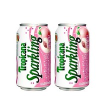 트로피카나 스파클링 복숭아 소다 음료 355ml 24캔