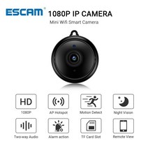 문앞cctv 실내외 스마트 Escam V380 미니 와이파이 IP 카메라 HD 1080P 무선 실내 카메라 Nightvision 양방향 오디오 모션 감지 베이비 홈cctv, 기준, 협동사, 영국 플러그