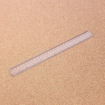 투명 인치 센치미터 표기 자 문구팬시 측정 문구 5개