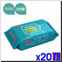 안심 항균 손소독 티슈 30매 x20개 일회용물티슈, 상세페이지 참조, 상세페이지 참조