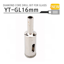 다이아몬드 코아드릴 비트 GL 16mm 유리 타일 홀쏘