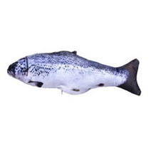 [위버스] 고양이 장난감 캣닢 봉제 인형 연어 30cm, 30cm(중)