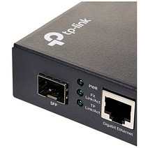 TP-Link MC220L 기가비트 이더넷 미디어 컨버터(802.3ab 802.3z 핫 스왑 멀티모드 파이버의 경우 최대 0.55Km 싱글모드 파이버의 경우 최대 10Km) 블랙 메탈릭 -13732, 단일 모드, A, 2KM