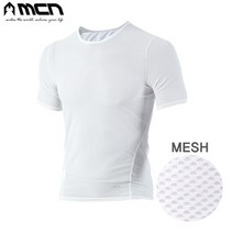 MCN K메쉬 냉감 반팔 이너웨어 자전거져지 자전거의류