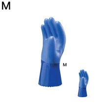 TWKL 내유 내화학 3중 PVC 장갑 M, 1개