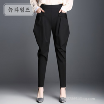 여성 9부 스판 배기팬츠 여자 배기 똥싼바지 승마 항아리 바지 뉴타임즈 R799D247