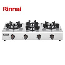린나이 업소용 4구 가스레인지 RSB-490S, LPG(가스통연결용)
