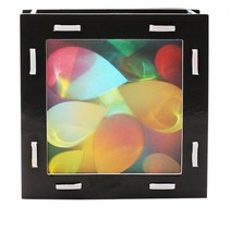 스테인글라스효과 무지개색 빛상자만들기 5인 완구 색원리 영재교실 조립 놀이키트, 1인개별포장