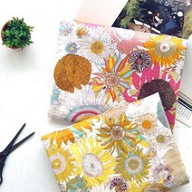 대폭면30수 항균방취가공 해바라기 2color WS 1204 A6, 옐로우