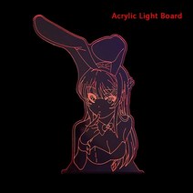 애니메이션 제로 두 3d 램프 그림 Nightlight 아이 소녀 만화 선물 야간 조명 Franxx 아크릴 라이트 보드에, 08 Acrylic Light Board