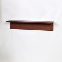 타임텐 우드 기억자 디자인 모던 양방향 벽선반 600 2색상, 웬지