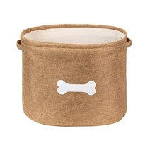 Park Life Designs 910408 고양이 강아지 새끼 고양이를 포함한 모든 반려동물 장난감 보관함카프리 탠 화이트 본, 카프리, 탠 색상