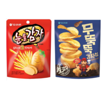 오리온 무뚝뚝감자칩 60g x 6p + 눈을감자 56g x 6p, 30세트