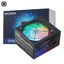 전원 파워 서플라이 PC 전원 공급 장치 최대 600/500 와트 24 핀 12v Atx 활성 게임용 데스크탑 PSU 115V-2, 04 영국 플러그_01 300W