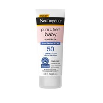 Neutrogena Pure & Free Baby 뉴트로지나 퓨어 프리 베이비 미네랄 썬스크린 썬크림 SPF50 3Fl.oz(88ml), 88ml