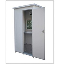 조립식 창고 야외 농촌 도구 캐비닛 보관소 분해, 1.1.2x1.5x2.3m