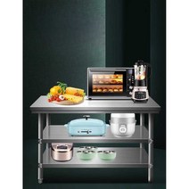 SUS 택배 작업대 작업다이 스텐 조립식 서스 테이블, 화이트 180x50x80 2단