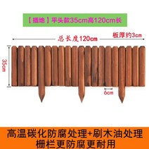 히얼 원목울타리 방부목 조립식 경계목 조경 가드닝 우드 펜스 휀스 소형, N