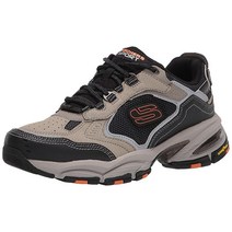 Skechers 남성용 Vigor 3.0 스니커즈 회갈색/검은색.