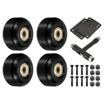 PATIKIL 52mm Skateboard Wheels and Bearings Set 4 Pack Street Wheels for Skateboards Cruiser Wheel
