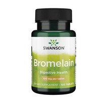 Swanson Bromelain 스완슨 브로멜라인 500mg 60캡슐, 1개, 기본