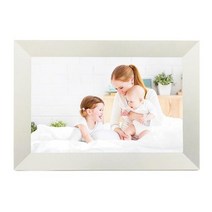 Frameo 시스템 10.1 인치 16GB 메모리 스마트 디지털 사진 액자 프레임, 하얀, 나는 플러그