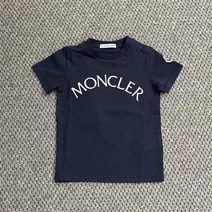 몽클레어 명품23SS 몽클레베이비 로고 반팔티셔츠 네이비 8C000 22 8790N 744