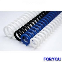 ForU792 이비클릭링 8mm 흑 50개 소모품 서류 기기 사무 철 바인딩 제본 바인더