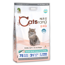 캐츠랑 NEW 전연령 올라이프 고양이 건식사료, 5kg, 생선