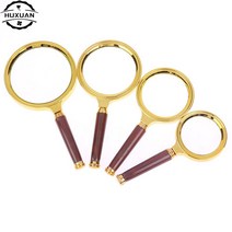휴대용 10X 확대경 60mm 루페 독서 보석 핸드헬드 검사 안경, 01 60mm