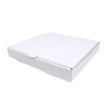 크라운포장 무지화이트 10인치 사각 피자박스 50매 263x263x39.5mm 포장 음식 단상자 식품 패키지 용기
