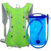 오토바이가방 12L 아웃도어 스포츠 자전거. 실행 소풍 수화 작용 물주머니 저장 투구 꾸러미 방수의 초경량, 08 Green and 1L water