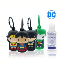 럭키오피스_워너브라더스 DC 캐릭터 휴대용 손 소독제 30ml (에탄올 70%), 슈퍼맨(그레이프프루트향)