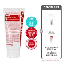 [MEDI-PEEL 메디필 정품] 손담비 폼클렌징 - 레드 락토 콜라겐 클리어 300ml + 토닝9 에센스 샘플(5ea) + 콜라겐 클리어 샘플(5ea), 300ml * 1개 15000원