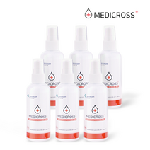 메디크로스 100ml X 2개 살균소독제 간편 휴대용 소독수 친환경, 3set