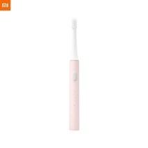 원격 스위치 샤오미-미지아 T100 미 스마트 전동 칫솔 최신 버전 46g 2 단계 속도 음파 구강 관리, [12] 1pink toothbrush