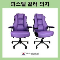 쿠션감좋은 인테리어체어 중역의자 게이밍체어 방송인의자 파스텔컬러 유투버의자 침대형의자 가죽의자, FLD-032 파스텔홀리즌chair_블랙_민자 고정 인
