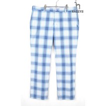 빈티지/ 헤지스/체크 바지/남성37/면혼방/팬츠/3317