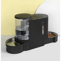 자동급식기 고양이 스마트 반려동물 배식기 급식기, 블루(물통3L+사료1.3KG)