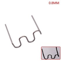 100 개 0.8mm 핫 스테이플러 플라스틱 용접기 자동차 수리 기계 와이어 범퍼 도구, [03] 0.8mm wave