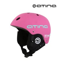 ATINA 아티나 스키 아웃몰드 보드헬멧 ATH-S802 아동 주니어 성인 탈부착가능 사계절용 안전모 운동모, 핫핑크